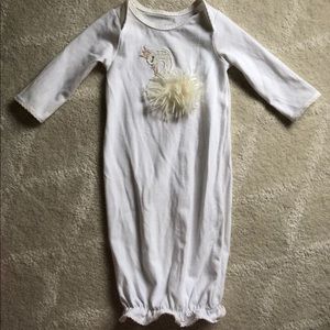 Mud pie newborn gown
